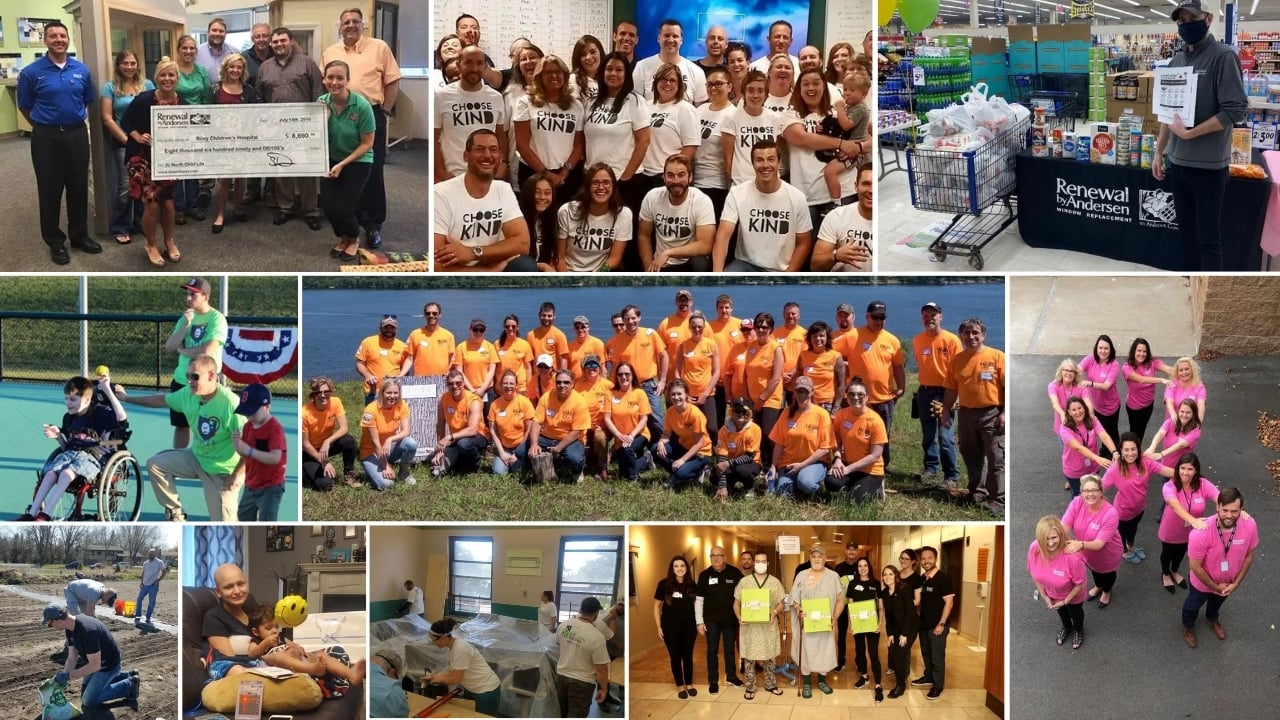 A representation of our culture at Renewal by andersen and how we support the people that build it