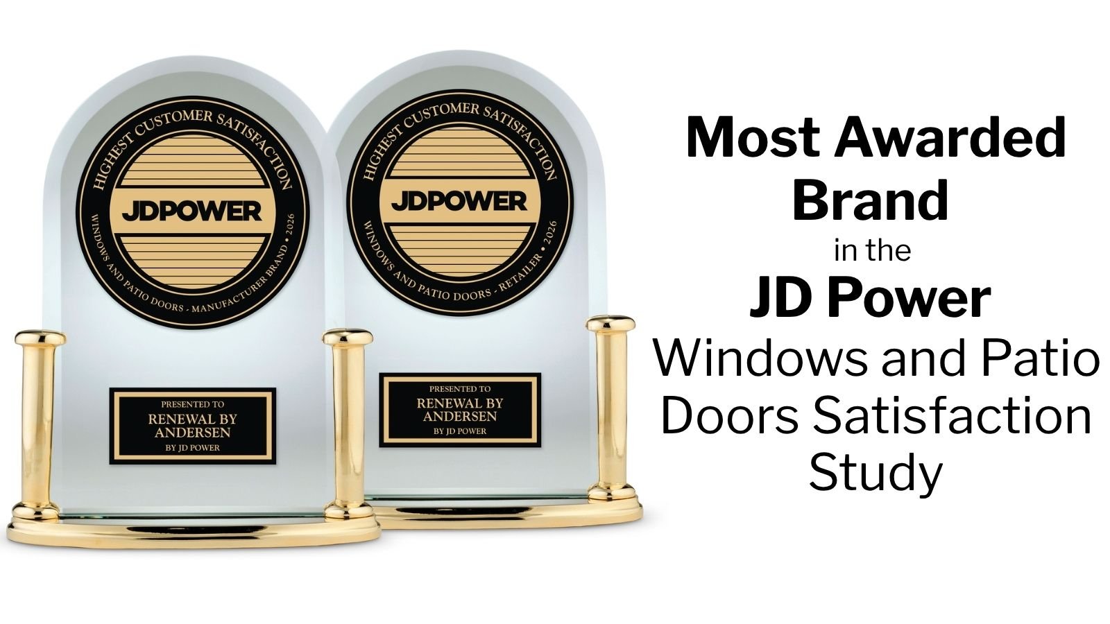Renewal by Andersen Becomes Most-Awarded Window and Patio Door Brand by J.D. Power