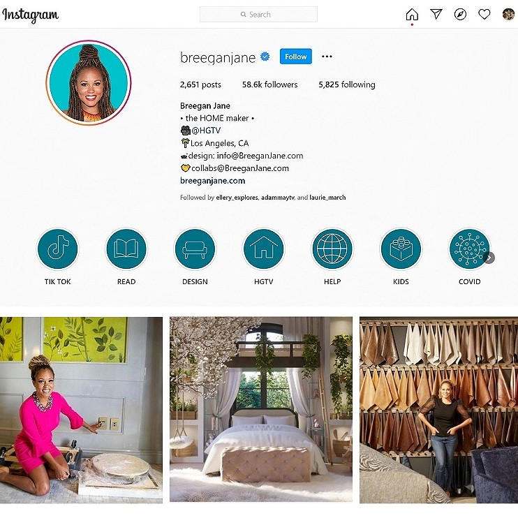 Link to Breegan Jane's Insta